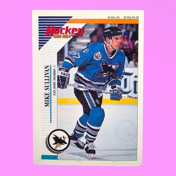 NHL Other - 1993-94 Panini Hockey Mike Sullivan San Jose Sharks #262 Sticker